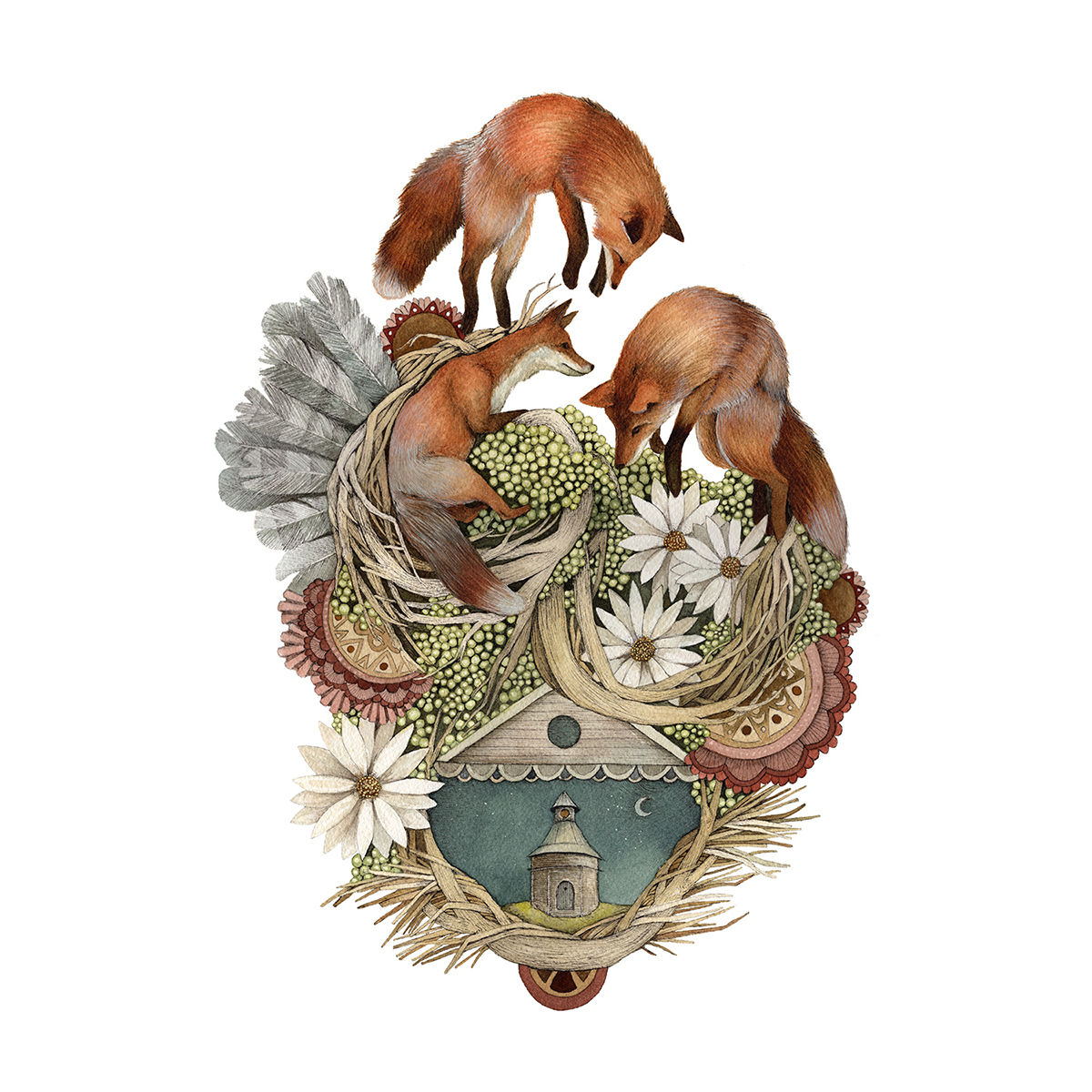 Jess Polanshek, House of Fox, framed print, 11x14%22.jpg